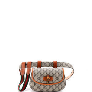 Gucci Bamboo Belt Bag Gg Coated Canvas #233315G14B